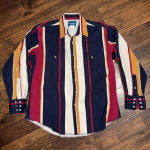 80s-90s wrangler pearl snap